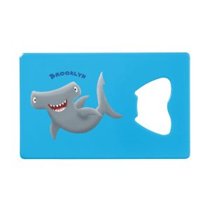 shark card bottle opener