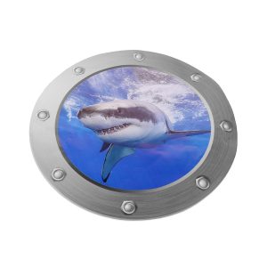 shark circular stickers