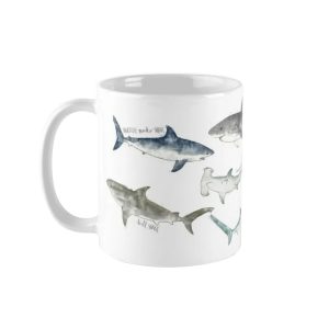 shark coffee mug