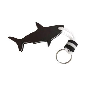 shark keychain with keyrings