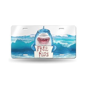 shark license plate