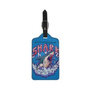 shark luggage tags