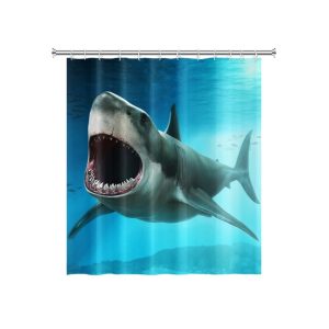 shark shower curtain
