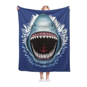 shark throw blanket