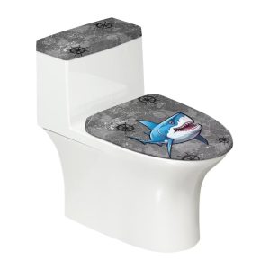 shark toilet lid cover